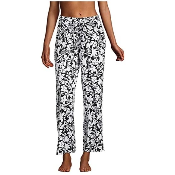 Lands' End Swim Nwt Lands End Womens Upf 5 Swim Cover Up Pants Size